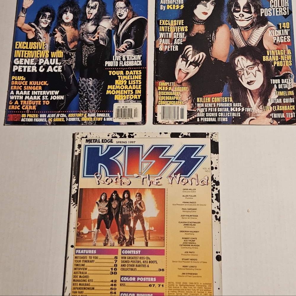 KISS Magazines / Comics